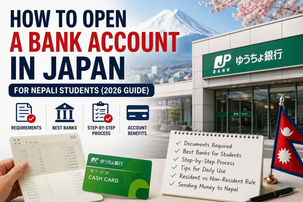 how to open a bank account in japan