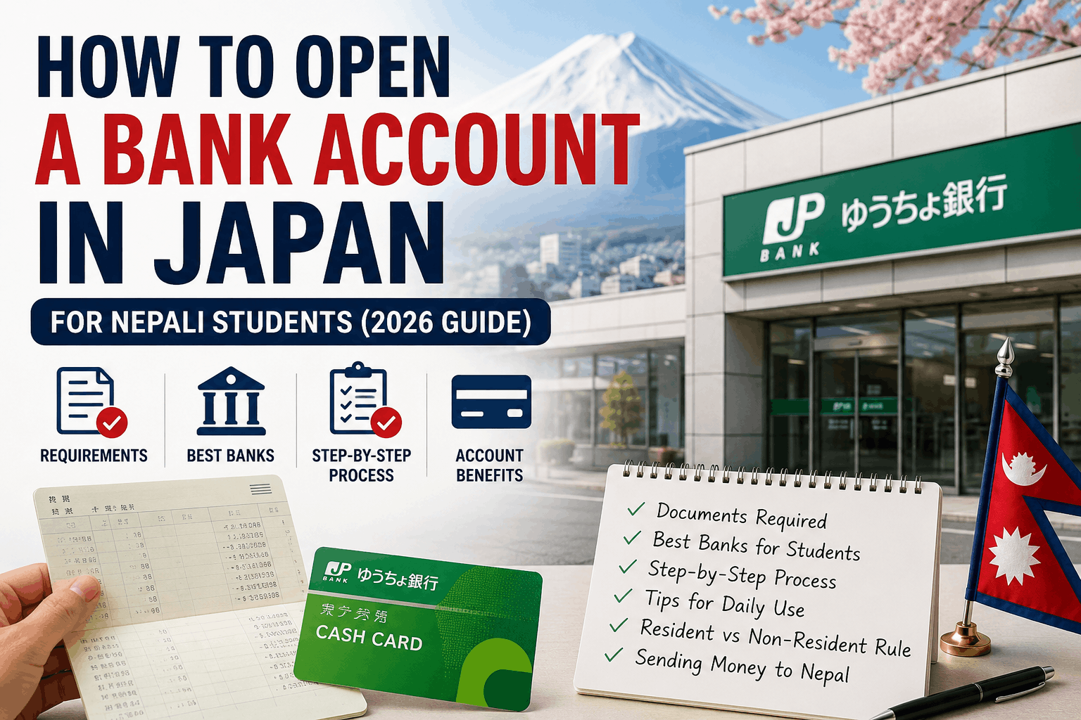 how to open a bank account in japan